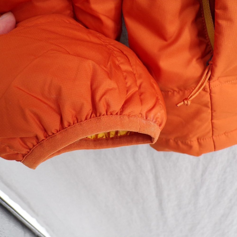 Stoic Men's M Puffer Jacket Full Zip Light Weight Blue Orange Color Block - Picture 5 of 11